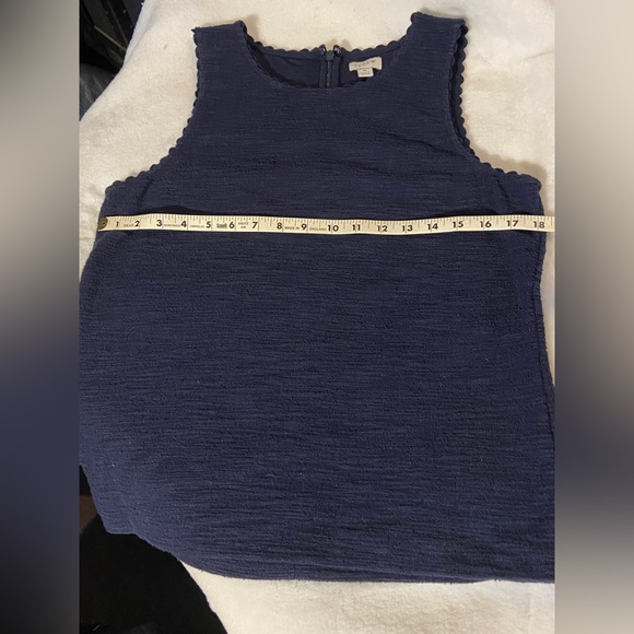 J. Crew Womens Medium Sleeveless Navy Blue Top - Picture 11 of 15
